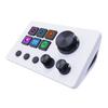 Basicolor Stream Controller Shortcut Keyboard with 6 Customizable Macro Keys and 3 Work Efficiency Device for and Adobe Premiere Compatible with