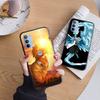 AD90 Anime Bleach Black Case for Samsung Note 20 Lite S24 Ultra S23 S22 A05 A06 A11 A71 A15 A16 A13 A24 A25 A33 A52 A53 M55 M35 Sofe Cover
