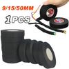Electrical Insulating Tape Heat Resistant Harness Tape 9/15/50MM Car Cable Harness Wiring Loom Protection Waterproof Tape