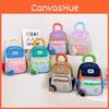 Backpack Color Blocked Kindergarten Backpack Casual Kids Schoolbag Lightweight