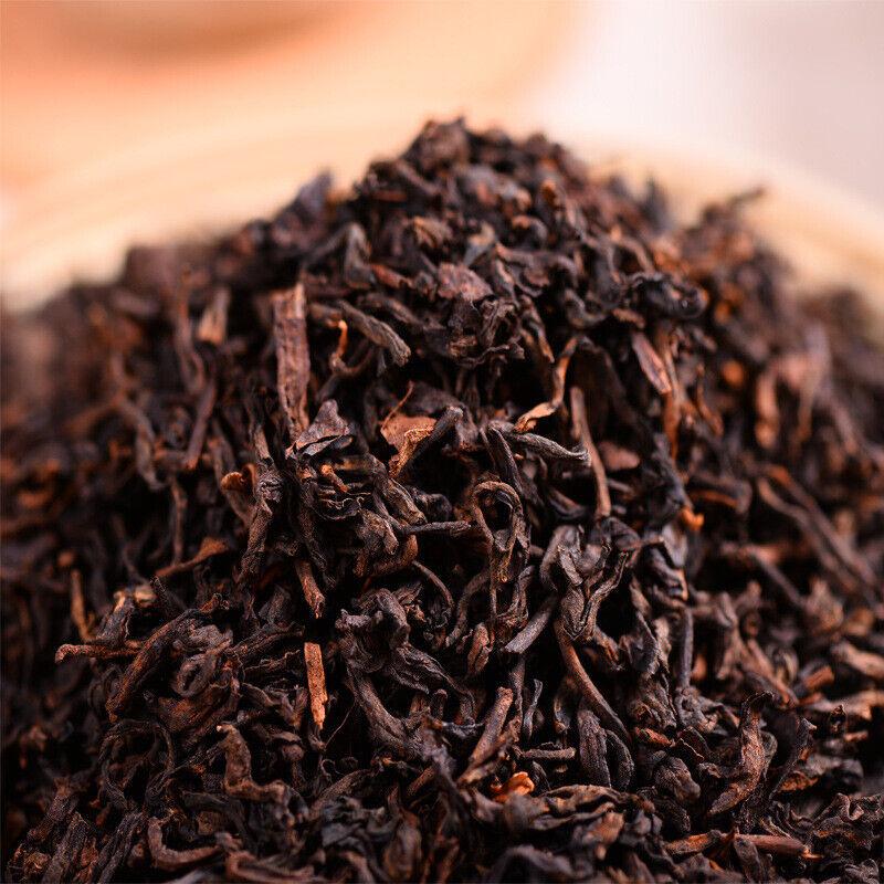 2018 Yunnan Menghai Dry Warehouse Aged Alpine Tree Ripe Pu'er Loose Tea 500g