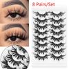 Wispies Fluffy Multilayered Effect Eye Lash Extension Full Volume Thick False Eyelashes 3D Mink