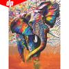 5D DIY Full Round Diamond Painting Elephant Rhinestone Mosaic Diamond Embroidery
