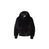 Faux Fur Jacket Sportswear Essentials Black White