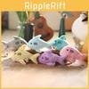 Plush Fun Shark Keychain Adorable Stuffed Animal Doll With Soft Crystal Fabric Bags For