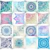 Nordic Style Mandala Colorful Series Sofa Pillow Cover Short Plush Cotton Linen Printed Car Cushion Cushion Cover