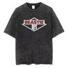 Vintage Camiseta Men's Women Beastie Boys Washed T-Shirt American Group Harajuku Short Sleeve Tee Streetwear Top