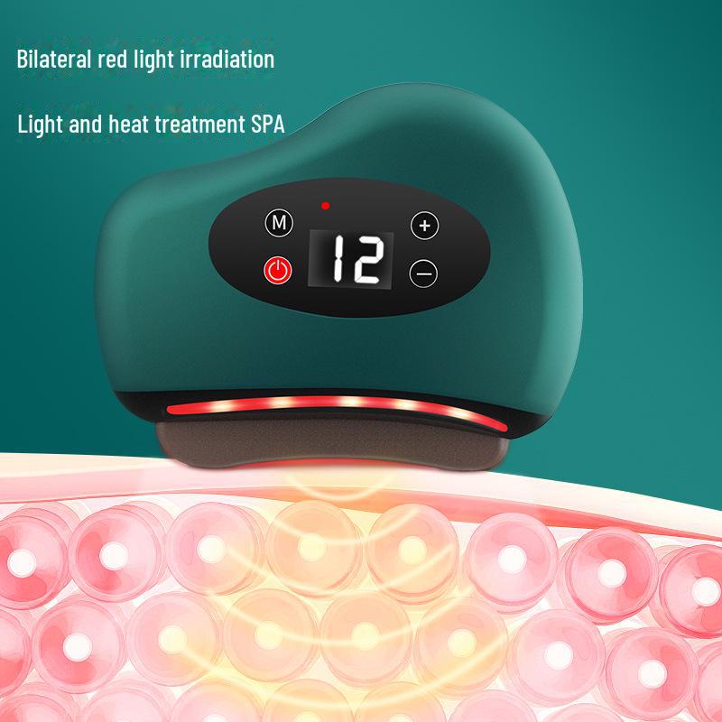 Smart Electric Bianstone Facial Scraping & Muscle Pulling Tool with Heating & Meridian Dredging
