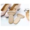 2-in-1 Heel Sponge Half Size Pad T-shaped Back Post Thickened Non-slip High Heels Anti-wear Heel Sticker