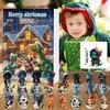 2025 Christmas Dragon Advent Calendar Collectible Cartoon Dragon Hanging Ornaments 24-Day Countdown Calendar 2D Acrylic Pendants Holiday Decoration