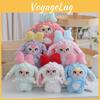 Bunny Plush Enchanting Keychain Doll Dreamy Cute Soft Toy Vibrant Colors 18cm