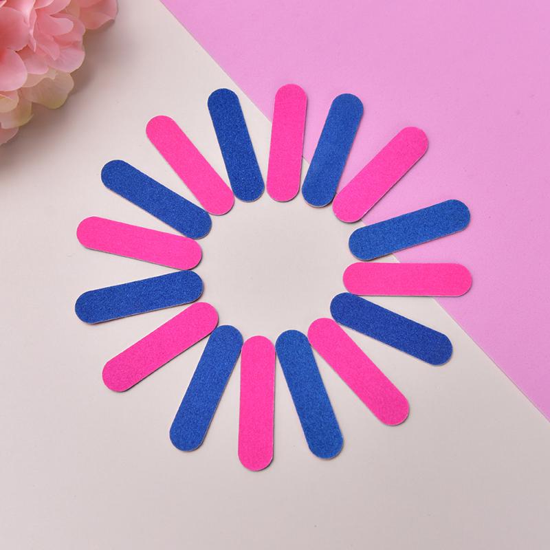 100Pcs Mini Nail Files Nail Disposable Cuticle Remover Buffers Nail Art Tools