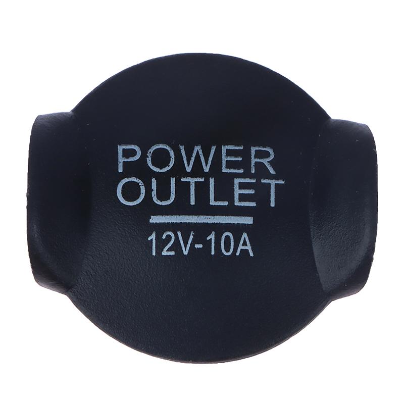 Waterproof Car Cigarette Lighter Outlet Cover 12V Power Socket Plug Universal Button Accessories Weatherproof