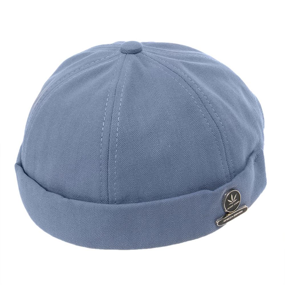 Fashion Brimless Caps for Men Women Vintage Corduroy Beanie Skullcap Street Retro Adjustable Sailor Hats Melon Cap Hip Hop Hat