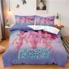 K-Pop Demon Hunters Beddding Set for Fan Kids Machine Washable Durable King Queen Twin Size for K-pop Girls Home Bedroom Decor