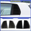 2PCS Car Rear Shutter Cover Trim Window Louver Side Vent Trim For VW GOLF 6 MK6 2008-2012 Auto Decoration