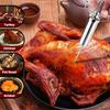 Meat Injector Kit Marinade Seasoner with Stainless Steel Needles for BBQ Grill Turkey Ergonomic Design Seasoning Injector for Flavorful Meat Brisket