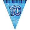 Foil Glitz 70th Bunting