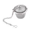 1Pc Stainless Steel Sphere Locking Spice Tea Ball Strainer Mesh Infuser Filter Infusor