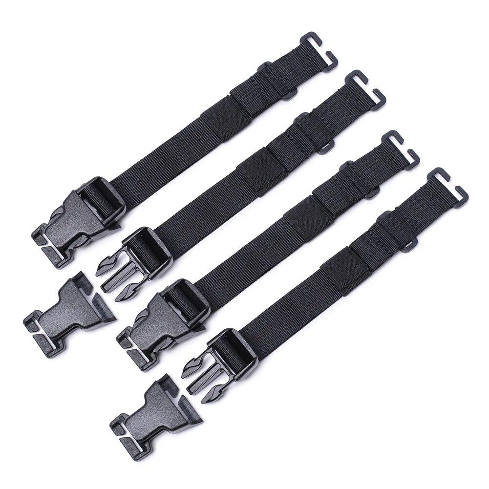 4PCS Molle System Straps MOLLE Backpack Accessory Straps Outdoor Sports Climbing Hiking Hunting Bag Chest Straps
