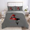 3D Sexy Lips Bedding Set Kiss Me HD Printing Duvet Cover 2/3 Pieces AU140 * 210 Full-size Soft Home Decoration