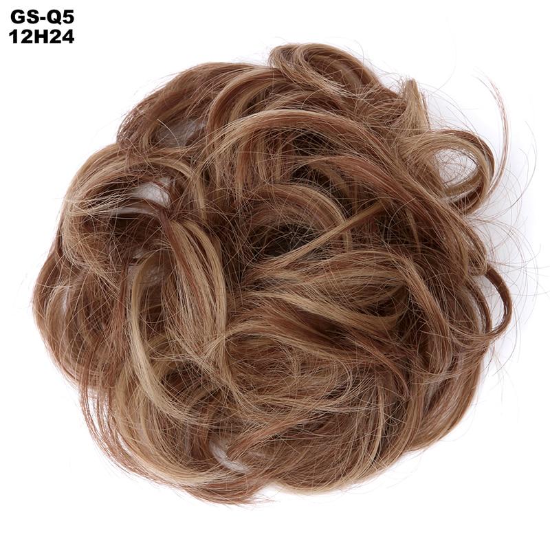 Women Ladies New Pony Tail Messy Curly Hair Extension Bun Hairpiece Scrunchie