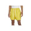 Solid Color Logo Drawstring High-Waisted Shorts Men Bottoms Bright-Yellow DM6829-709