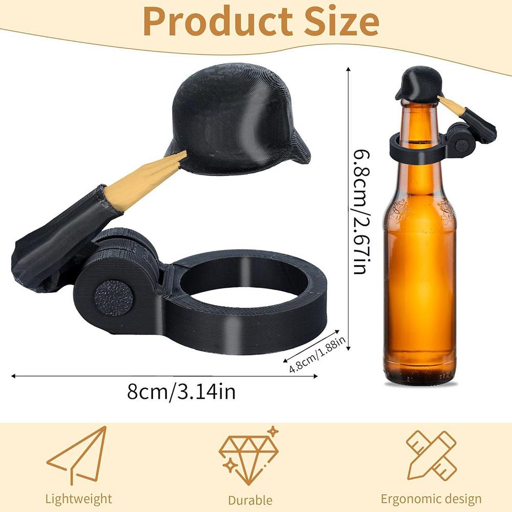 2Pcs Reusable Soldier Salute Beer Helmet For Veterans, Father'S Day