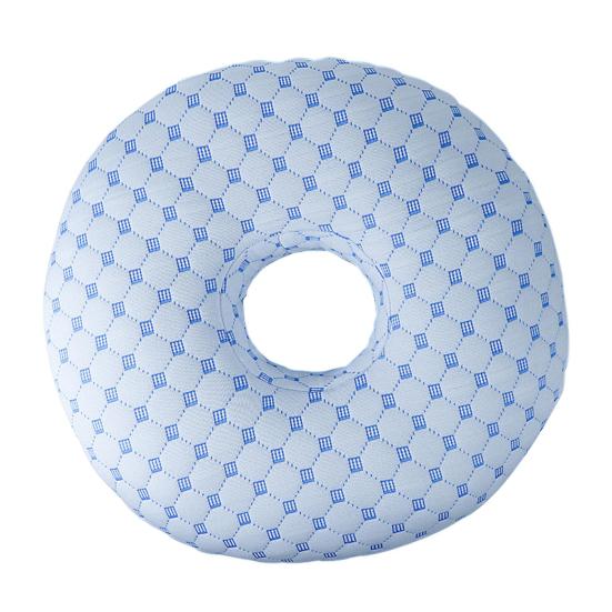 Подушка для пирсинга уха для спящих на боку Мягкая подушка-пончик с отверстием для облегчения боли в ухе, пролежней O-образная подушка для сна на боку для взрослых