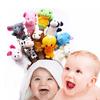 Creative Baby Toys Hot Cloth Finger Puppets 10PCS Boys Hand Educational Toy Cartoon Girls Doll Hand Puppet Family Animal Cute