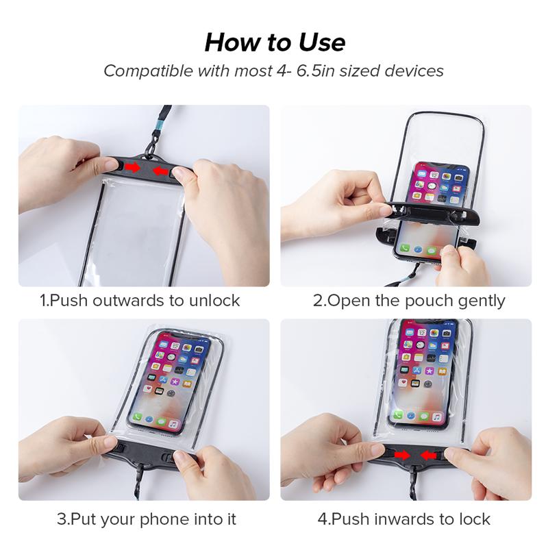 Summer Waterproof Pouch Universal Waterproof Phone Case Water Proof Bag Mobile