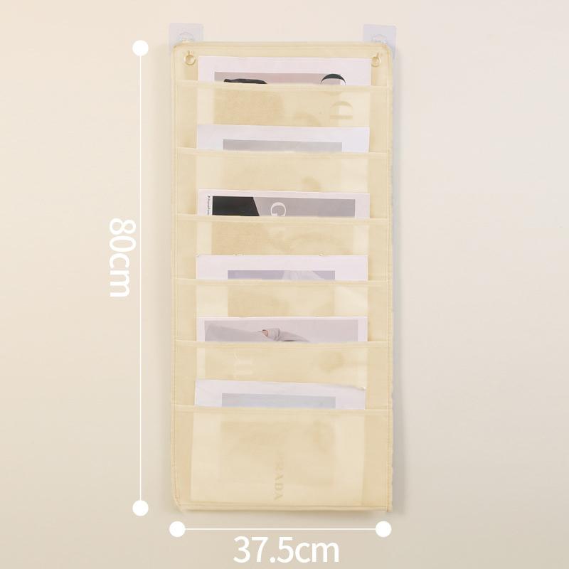 Document Hanging Storage Bag Oxford Cloth Storage Pocket Chart Hanging File Folding Holder Cascading Fabric Organizer For Office