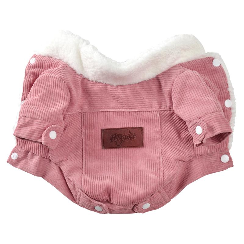 Soft Cozy Dog Clothes For Small Medium Dogs Cats Autumn Winter Warm Pet Coat Windproof Fleece Puppy Outfits Yorkshire Corgi Clothing