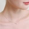 NUOY [Silver 925] Shining Silver Pearl Necklace