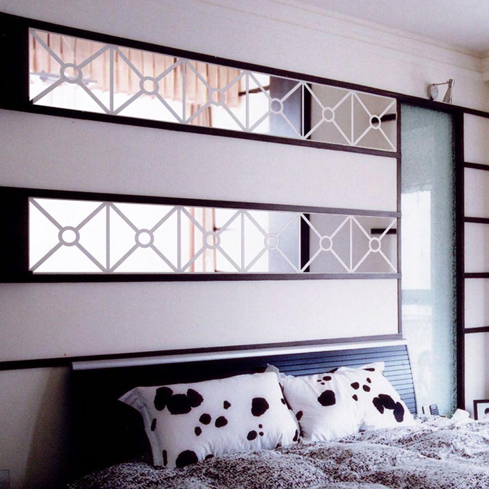 Современный зеркальный стиль съемная наклейка художественная настенная наклейка для дома комната своими руками ARI