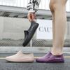 New Fashion Rain Shoes Women's Casual Non-slip Light Mouth Rubber Shoes Kitchen Waterproof Flat Water Shoes Female Students Low-top Rain Boots