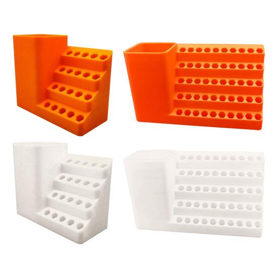 Screwdriver Bit Storage Box Large Capacity Multiple Compartments Universal Drill Bit Holder Perforated Board Organizer