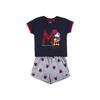 CERDA - MINNIE DARK BLUE KNIT SINGLE JERSEY SHORT PAJAMAS Size 6A