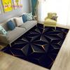 3D Abstract Geometric Optical Area Rug,Carpet Rug for Living Room Bedroom Sofa Doormat Kitchen Decoration,Kid Non-slip Floor Mat