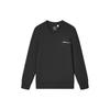Solid Color Crew Neck Casual Pullover Sweatshirt Men Sweatshirt Black F11M342202FBK
