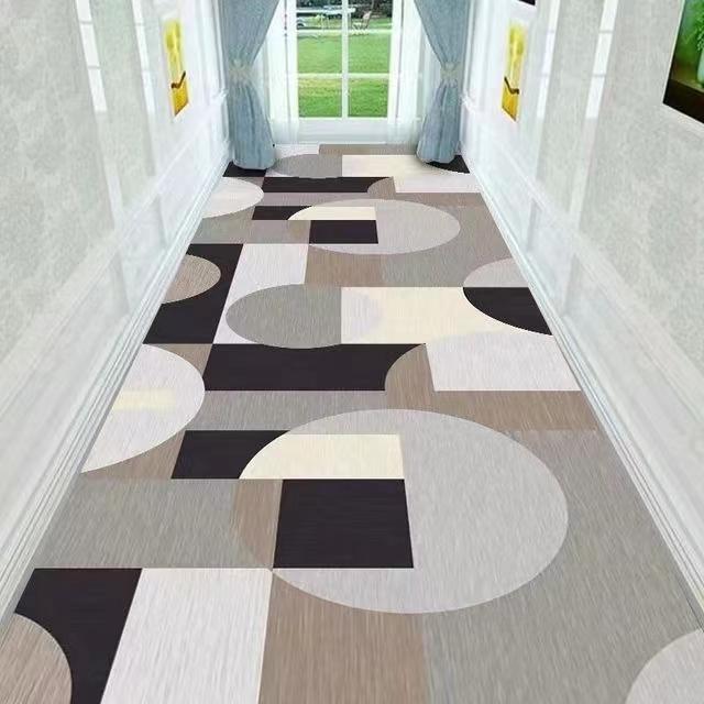 Luxury Corridor Runner Long Carpets for Hallway Aisle Passageway Living Room Decoration Home Long Rug Entryway Entrance Door Mat