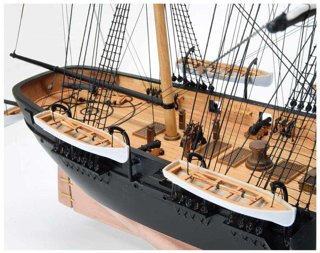 Woody Joe Kurofune Susquehanna Wooden Model Assembly Kit 1/120