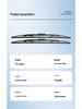 Metal Frame Wiper Blade for Yongyuan A380 Falcon Five-Star Front Window