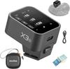 GODOX TTL Wireless Flash OLED Rechargeable Wireless GHz Wireless X System with TCM Compatible with Olympus and Panasonic SLR Cameras X3-O Trigger,