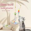 Elastic Rope Cat Teaser: Bite-Resistant Hanging Toy for Kitten Play and Boredom Relief