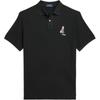 Polo Classic Dog Embroidered Cotton Polo Shirt Men Tops Black MNPOKNI1N823167-001