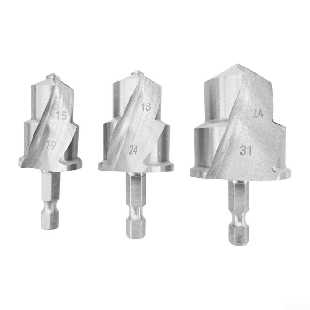 Hex Water Pipe Tool Spiral PPR Drill Bit Stepped Drill Bit