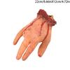 Halloween Horror Props Bloody Hand Haunted House Party Decoration Scary Fake Hand Finger Leg Foot Brain Heart Halloween Supplies
