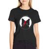 Black-Cat-David-Bowie-Starry-Background-Shirt T-Shirt Kawaii Clothes Plus Size Tops Blouse Womans Clothing