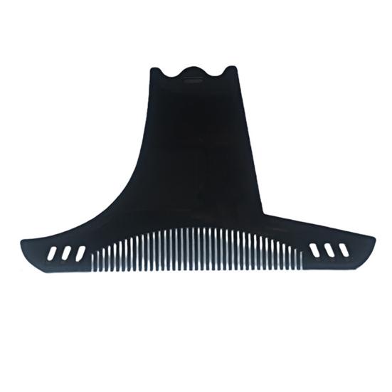 Men Beard Comb 6-In-1 Beard Shaper Moustache Styling Template Beard Trimmer Guide Shaping Salon Tools Barber Accessories